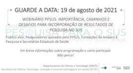 Divulgação Webinario: