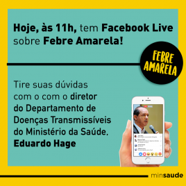 Facebook Live Sobre Febre Amarela