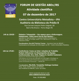 ABEn/RS promove Forum de Gestão