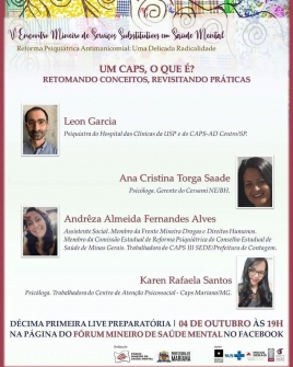 Escola de Saúde Pública (ESP/RS) convida para a Live 